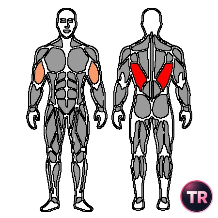 Dominadas en máquina rodillas flexionadas