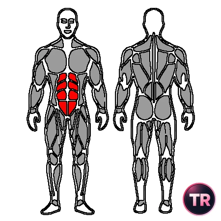 Encogimiento de pelvis tumbado en el suelo