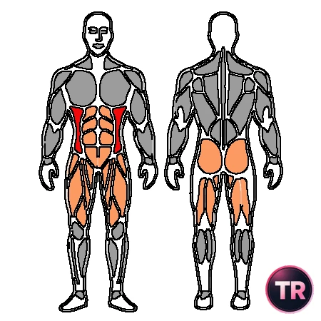Encogimientos laterales con piernas flexionadas