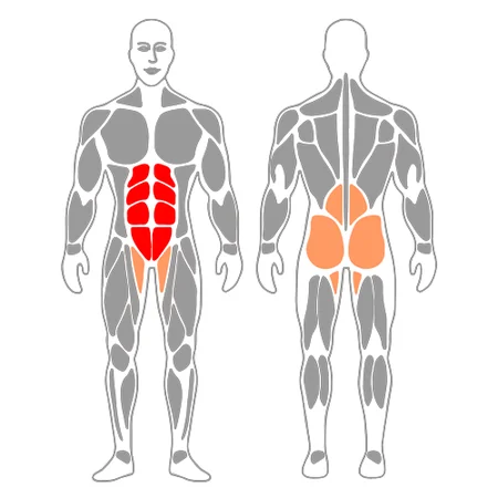 Almeja o abducción de cadera con mini banda