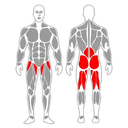 Extensión de cadera con banda elástica