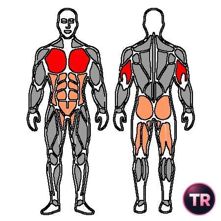 Flexões com extensão do quadril ou escorpion