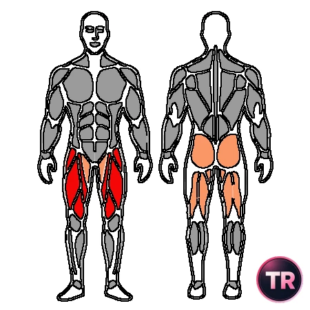 Half squat single-leg maximum 30º