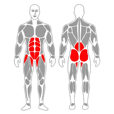Plancha inversa con elevación de pierna