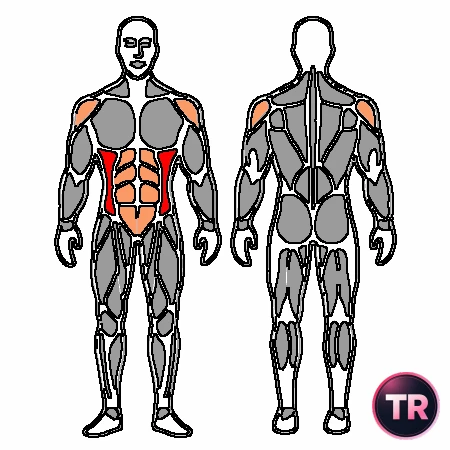 Plancha lateral con apoyo de antebrazo