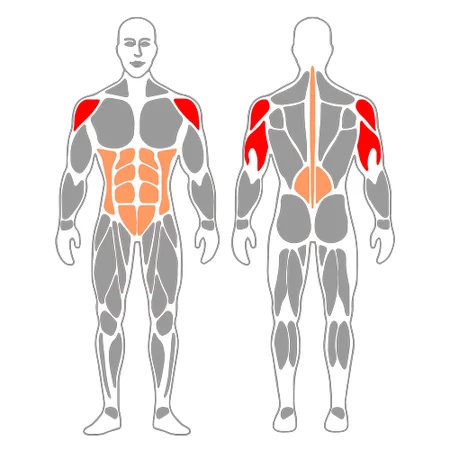 Press de hombro con kettlebell una rodilla en el suelo