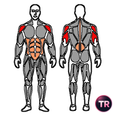 Press de hombro con Kettlebell una rodilla en el suelo