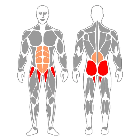 Puente con una pierna con apoyo en silla