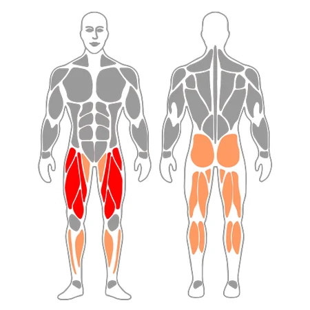 Zancada adelante y rodilla al suelo