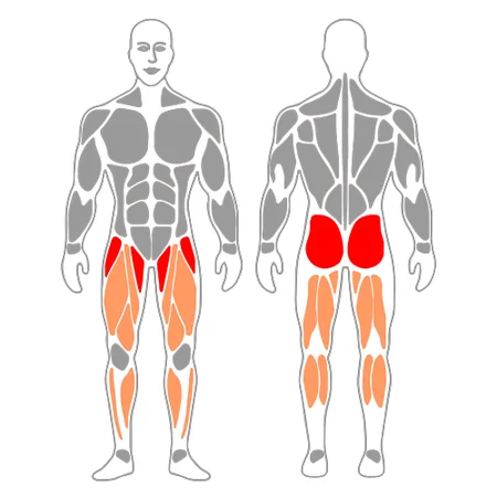 Zancadas laterales con banda elástica