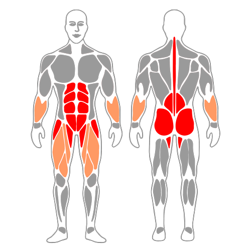 Andar con brazos: Pelota pilates