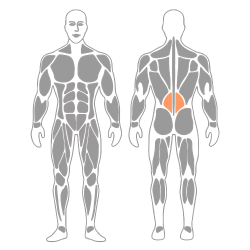 Automasaje de la columna lumbar con roller foam