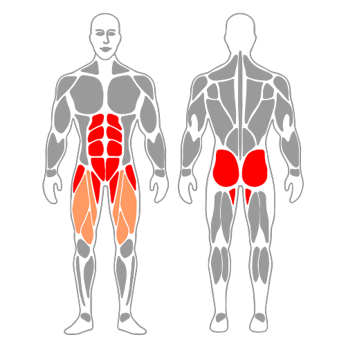 Encogimientos con adductor en isométrico