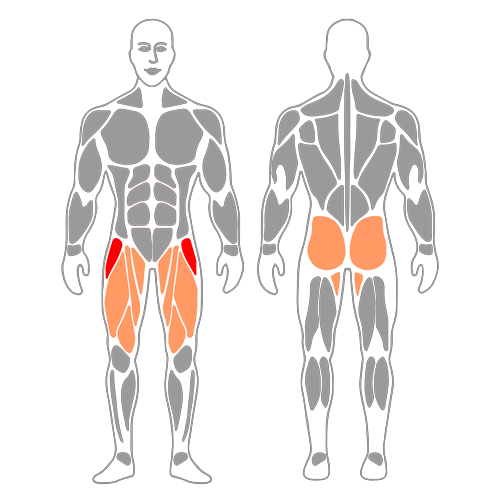 Estiramiento Banda iliotibial con flexión de cadera
