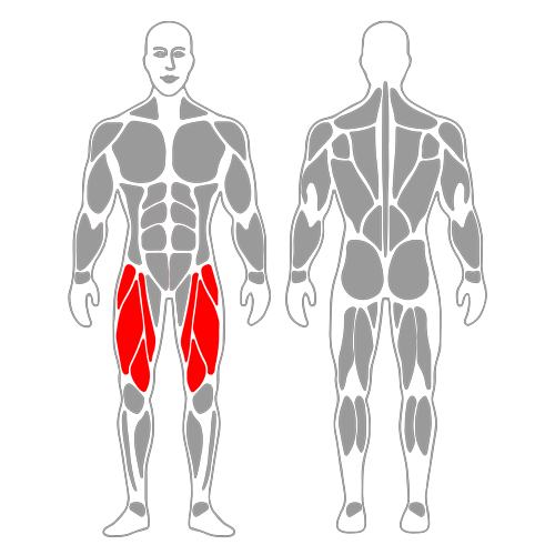 Estiramiento de cuádriceps de pie