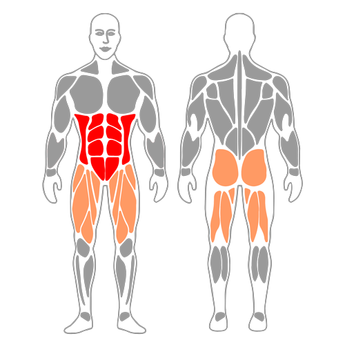Encogimientos con giros a rodilla contraria