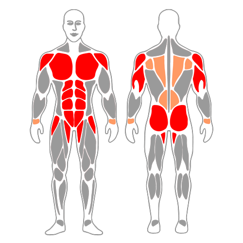 Jumping jack en plancha