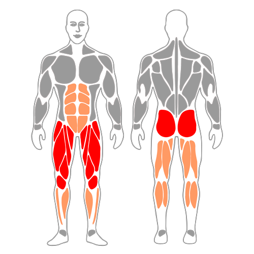Media sentadilla sumo con mancuerna