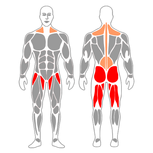 Peso muerto rumano o con piernas estiradas