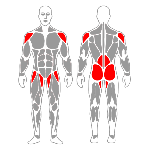 Plancha y flexión de piernas
