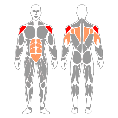 Press de hombros con mancuernas sentado