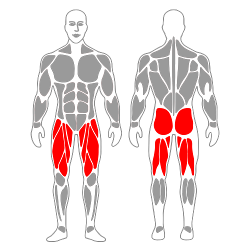 Puente de caderas en banco