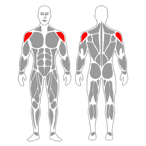 Rotación externa isométrica de hombro
