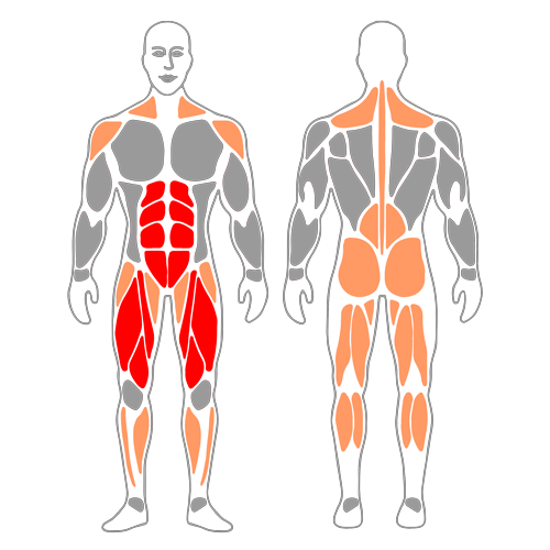 Tirón frontal con mancuerna