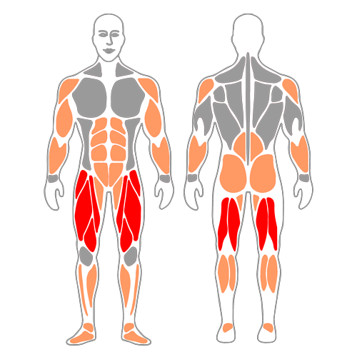 Zancada adelante con kettlebell