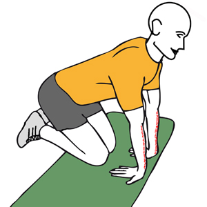 Estiramiento de antebrazos