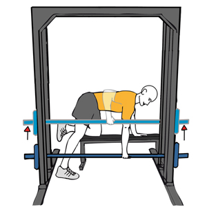 Remo a una mano en multipower