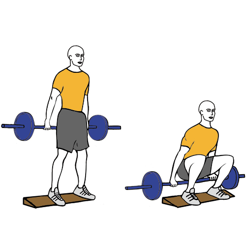 Sentadilla Hack con la barra por detrás