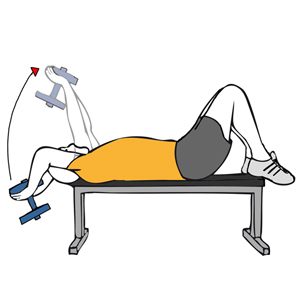 Pullover con mancuerna en banco plano