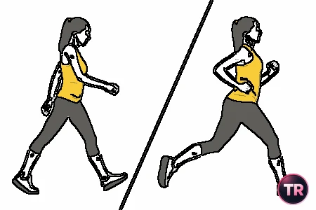 Correr y andar