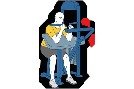 Curl de biceps en agarre martillo con banco predicador o scott