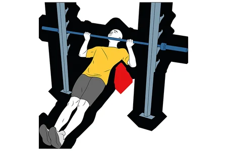 Dominadas boca arriba agarre supino