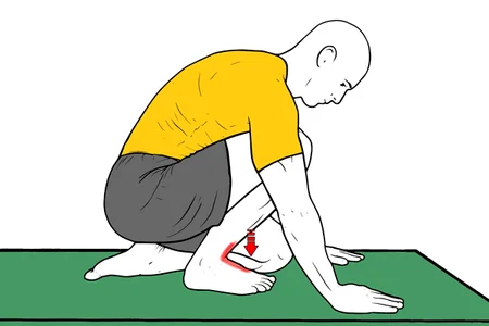 Movilización para dorsiflexión de tobillo