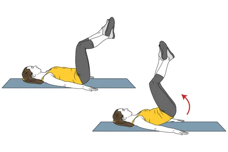 Elevación de la pelvis en vertical