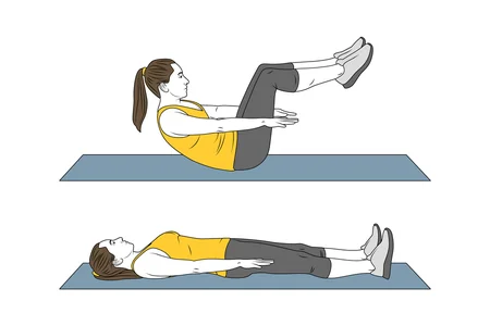 Encogimiento de tronco y piernas