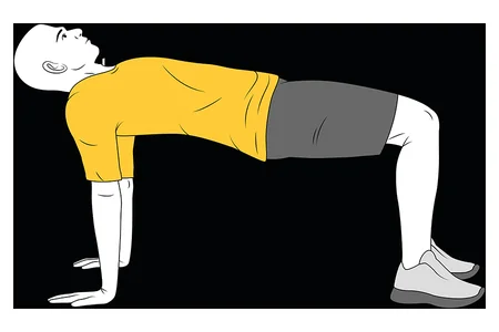 Equilibrio en cuadrupedia supina