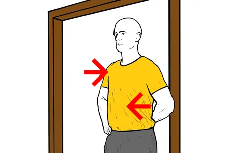 Estiramiento hombro: rotación interna