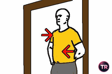 Stretch shoulder: rotation internal