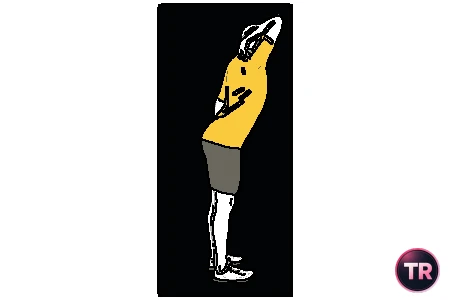 Étirement de triceps et pectoraux en appui en mur