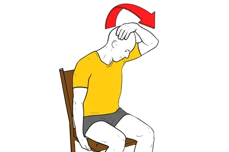 Estiramiento elevador de la escapula