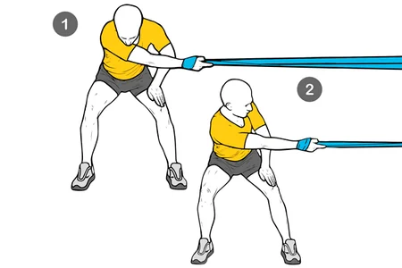 Estiramiento lateral de hombro