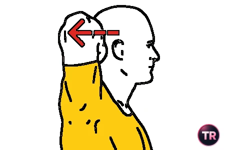 Extensión isométrica de cuello