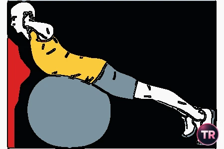 Extensión del lumbar con manos en la nuca