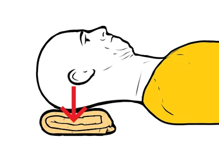 Extensión y retracción cervical isométrica