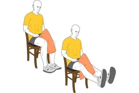 Extensión de piernas con activación del adductor