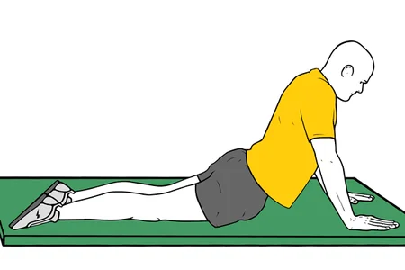 Extensión de tronco tumbado prono
